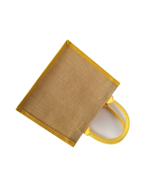 قابلة لإعادة الاستخدام لا طباعة 30x12x30 سم 380gsm حقيبة تسوق الجوت