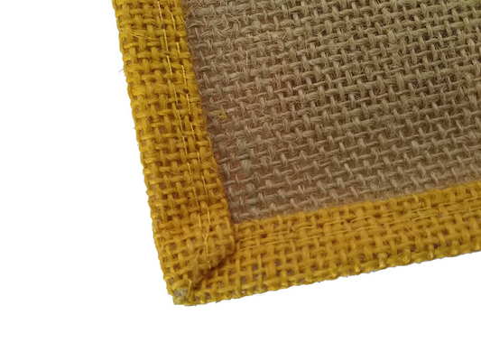 قابلة لإعادة الاستخدام لا طباعة 30x12x30 سم 380gsm حقيبة تسوق الجوت