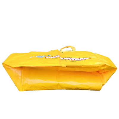 100gsm CMYK 2.5x60cm 80x37x20cm حقيبة منسوجة PP مغلفة