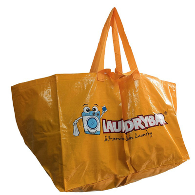 100gsm CMYK 2.5x60cm 80x37x20cm حقيبة منسوجة PP مغلفة