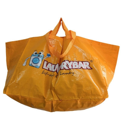 100gsm CMYK 2.5x60cm 80x37x20cm حقيبة منسوجة PP مغلفة