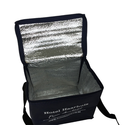 حقيبة تبريد معزولة غير منسوجة مقاس 20 × 15 × 18 سم CMKY OEM 80gsm