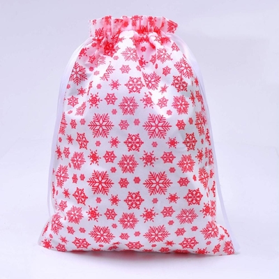 عيد الميلاد 120x0.4cm OEM PE 20cm حقيبة الرباط التمويه