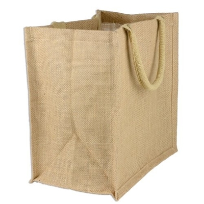 حقيبة تسوق من الخيش قابلة لإعادة الاستخدام 40x14x34 سم 390gsm الجوت