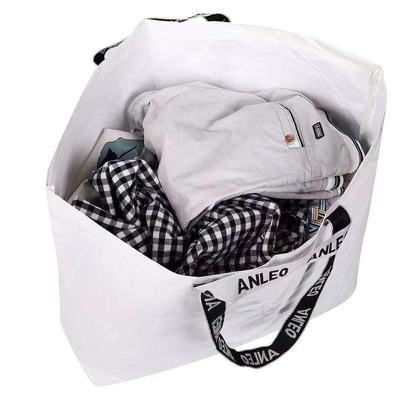 سوبر ماركت OEM بالألوان الكاملة 30 سم AZO Free 100gsm RPET Bag