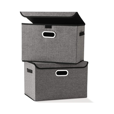 ملابس 10L 10KG 32x32x16cm صندوق قماش قابل للطي